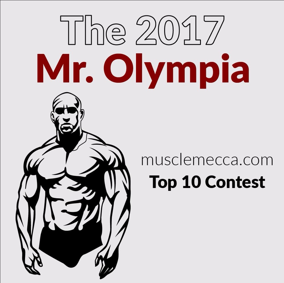 2017 Olympia Top 10 Guess Contest with Prizes!