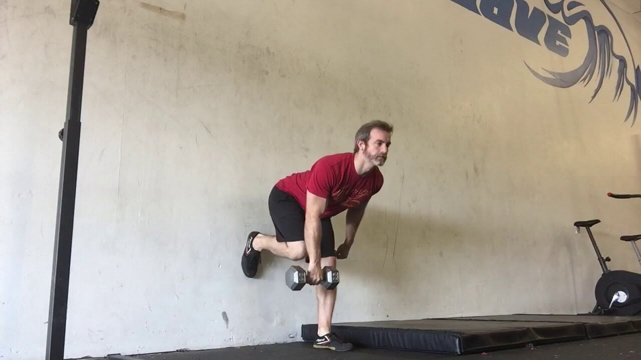 Single Leg Wall RDL