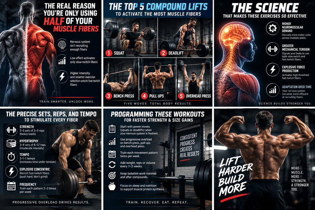 Top Exercises to Recruit the Most Muscle Fibers Quickly